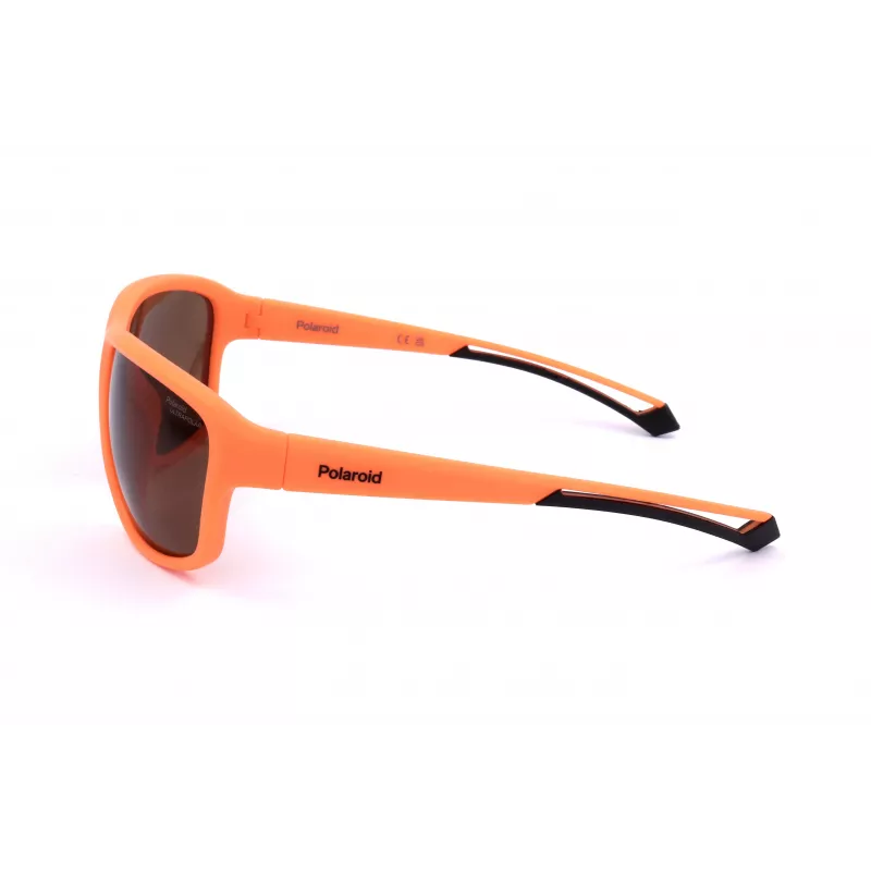 POLAROID PLD7049S2M5 unisex urheilu-aurinkolasit - mattamusta kehys, harmaat polarisoidut linssit