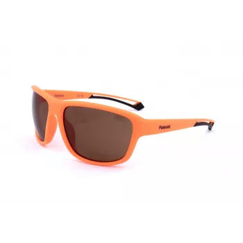POLAROID PLD7049S2M5 unisex urheilu-aurinkolasit - mattamusta kehys, harmaat polarisoidut linssit