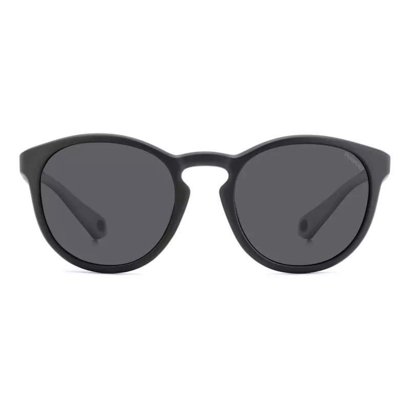 Polaroid PLD7050S003 unisex suorakaiteen muotoiset aurinkolasit - musta kehys, harmaat polarisoidut linssit