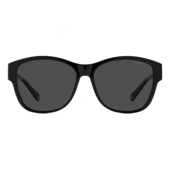 Polaroid PLD9019S08A unisex-aurinkolasit - musta kehys, harmaat polarisoidut linssit