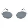 POLAROID unisex PLD6066SVK6EX aurinkolasit - musta kehys, harmaat polarisoidut lasit, 51 mm
