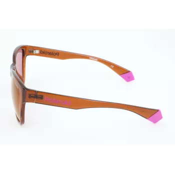 POLAROID unisex PLD6077FS-09Q aurinkolasit polarisoitu suorakaiteen muotoinen musta kehys harmaat linssit 58/17/140 mm