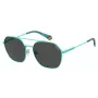 POLAROID unisex PLD6172S5CB pilotti-aurinkolasit - mustat kehykset, harmaat polarisoidut linssit, 57 mm