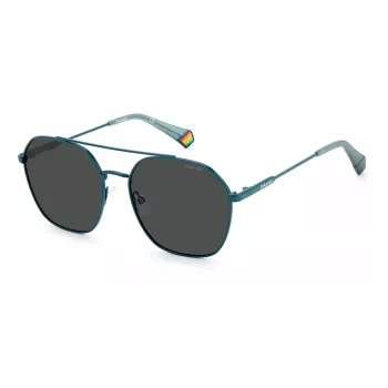 POLAROID unisex PLD6172SMR8M9 Square-aurinkolasit Havana vihreä polarisoitu UV400