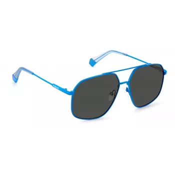 POLAROID unisex PLD6173SMVUM9 aurinkolasit - musta kehys, harmaat polarisoidut linssit, 58 mm