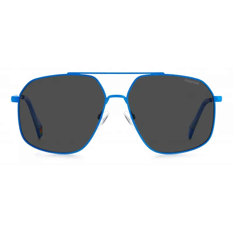 POLAROID unisex PLD6173SMVUM9 aurinkolasit - musta kehys, harmaat polarisoidut linssit, 58 mm