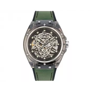 POLICE miesten analoginen kvartsikello PEWGR1592404 44mm musta nahka