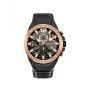 POLICE miesten PL15711JSBR61 kvartsikello - 48 mm ruostumaton teräskotelo ruskealla nahkarannekkeella