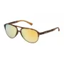 POLICE miesten aurinkolasit SK0475449EG - musta kehys, harmaat linssit, 54 mm