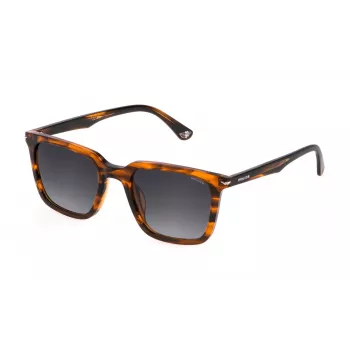 Police miesten aurinkolasit SPLL80-520836 Havana ruskea asetaatti 52 mm