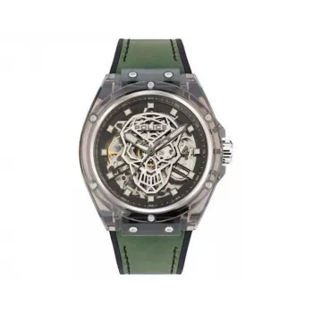 Police miesten kello PEWGR1592406 44 mm ruostumaton teräskotelo nahkaranneke analoginen kvartsi