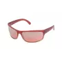 POLICE S186371ACNX unisex-aviator-aurinkolasit – musta asetaattikehys, harmaat polykarbonaattilinssit, 71 mm linssin leveys