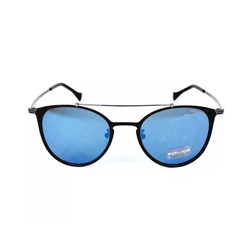 POLICE SPL15651599B unisex-aurinkolasit - suorakaiteen muotoinen muovikehys UV400