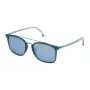 POLICE SPL58354M20P unisex-aurinkolasit - musta asetaattikehys, harmaat polarisoituvat linssit, 54 mm