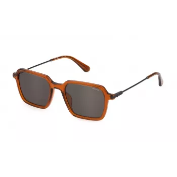POLICE SPLL10-520W45 miesten aurinkolasit havanna kehys harmaat linssit 52 mm