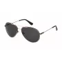 POLICE SPLL11-590302 unisex-aurinkolasit - musta kehys, harmaat linssit, UV400, 59 mm