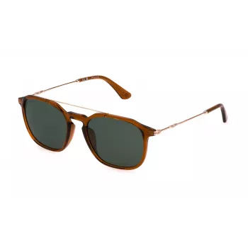 POLICE SPLL76-53D67P miesten polarisoidut aurinkolasit havanna ruskea 53 mm