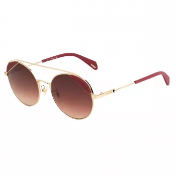 POLICE Woman SPLA9454300Y suorakaiteen muotoiset aurinkolasit Havana 54 mm