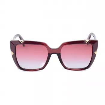 Police naisten SPLA15-5207LN suorakaiteen muotoiset cat-eye-aurinkolasit havanna 52/18/140 mm
