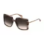 POLICE naisten aurinkolasit SPLL96-560836 cat eye -asetaattikehys, ruskeat liukuvärilinssit 56/14/140 mm