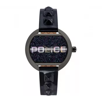 Police naisten kello PL16070BSU03P 36mm sininen kellotaulu sininen nahkaranneke