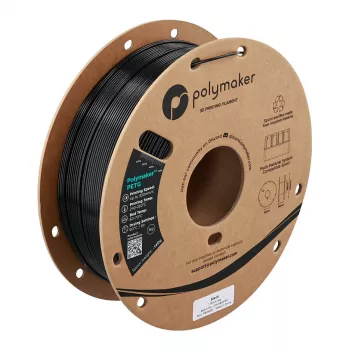 Polymaker PETG 3D-tulostinlanka, 1,75 mm, 1 kg, musta