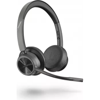 Poly Voyager 4320 UC Bluetooth-nappikuulokemikrofoni korvan päälle, USB-C 218478-01