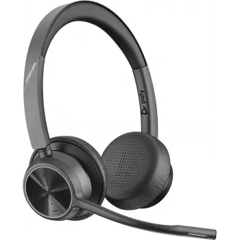 Poly Voyager 4320 UC Bluetooth-nappikuulokemikrofoni korvan päälle, USB-C 218478-01