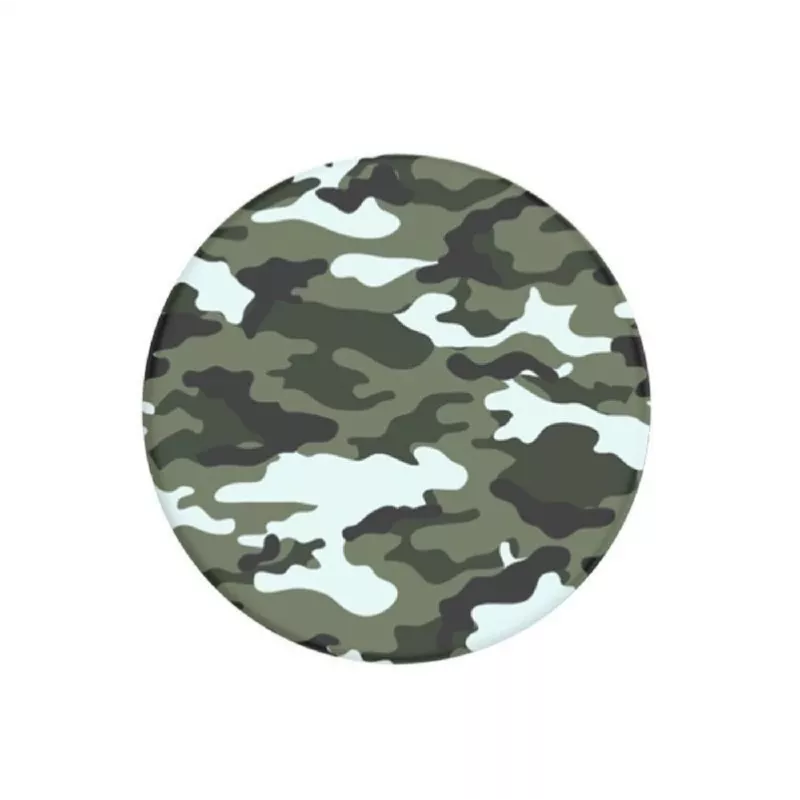 Popsockets Basic Camo tummanvihreä puhelintuki ja -teline