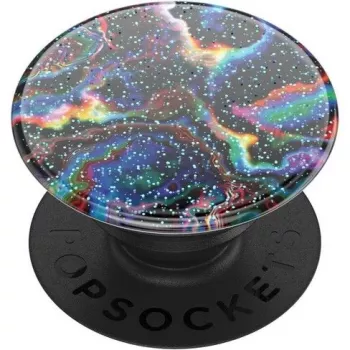 Popsockets Glitter Rainbow Void PopGrip Standard -puhelinteline ja -kahva