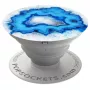 PopSockets Original PopGrip puhelinkahva ja teline - Ice Blue Agate