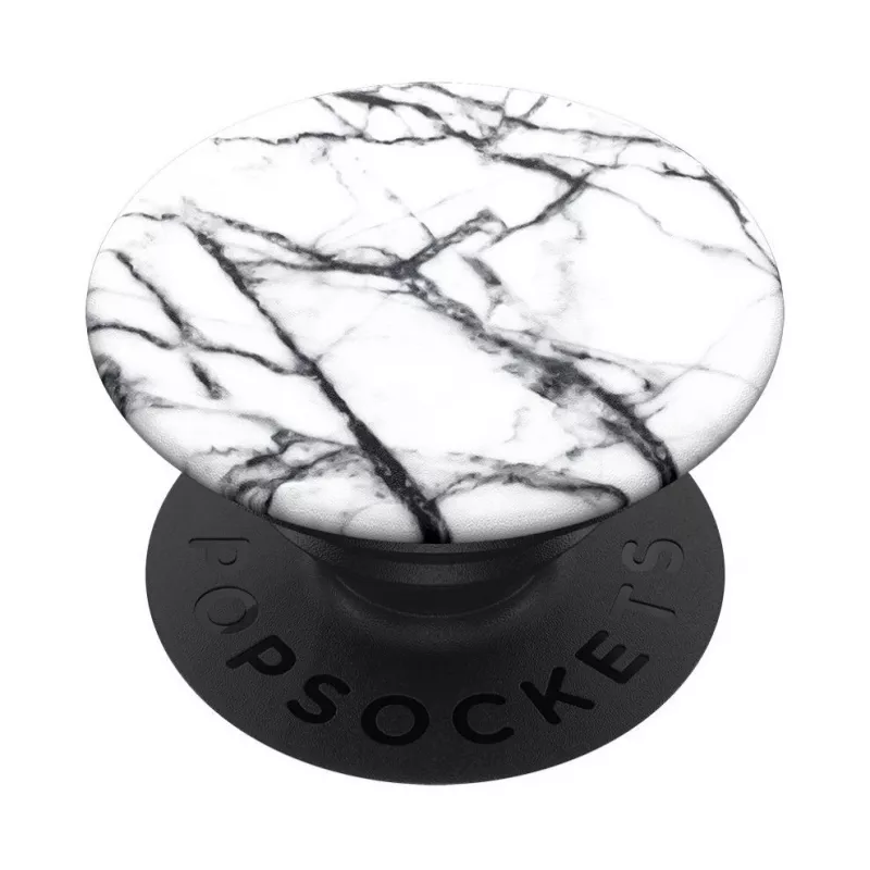 PopSockets Swappable PopGrip puhelinpidike, Dove White Marble