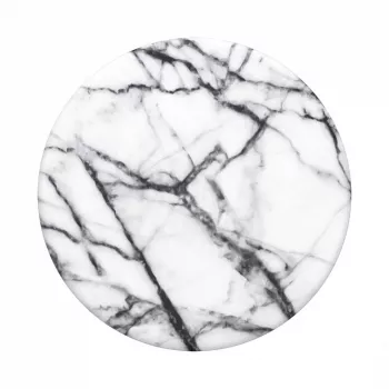 PopSockets Swappable PopGrip -kännykkäteline, Dove White Marble
