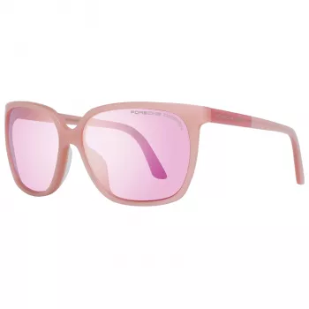 PORSCHE DESIGN naisten aurinkolasit P8589-60D kulta metallikehys harmaat liukuvärilinssit 60/15/135 mm