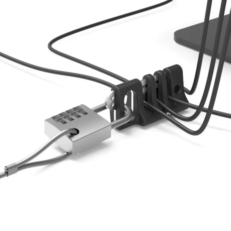 Port Connect pöytäkoneen kaapelinhallinta hiirelle ja näppäimistölle