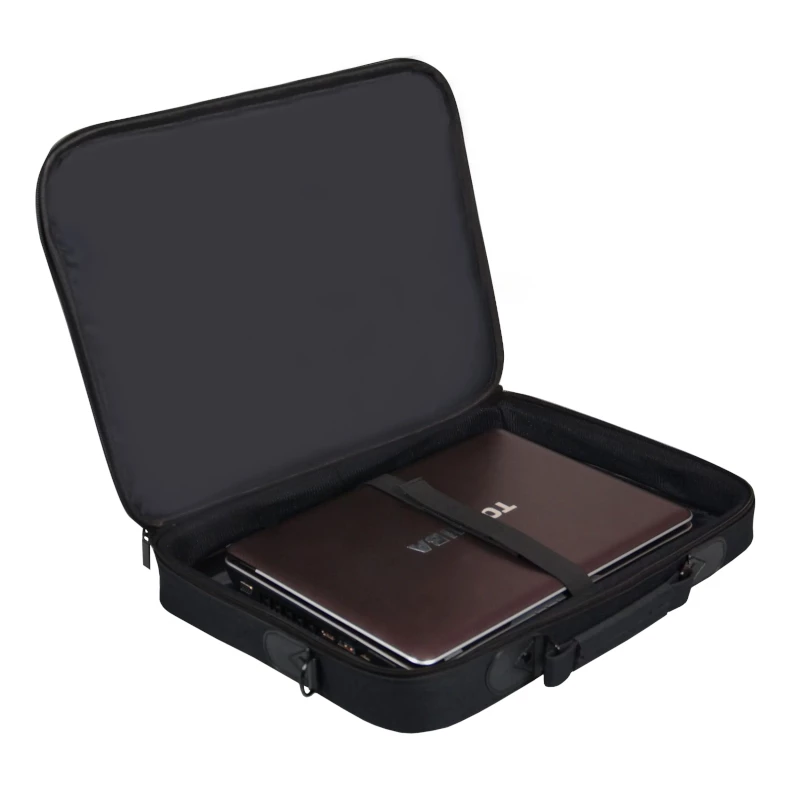 Port Designs Clamshell 14/15.6 kannettavan tietokoneen laukku - musta