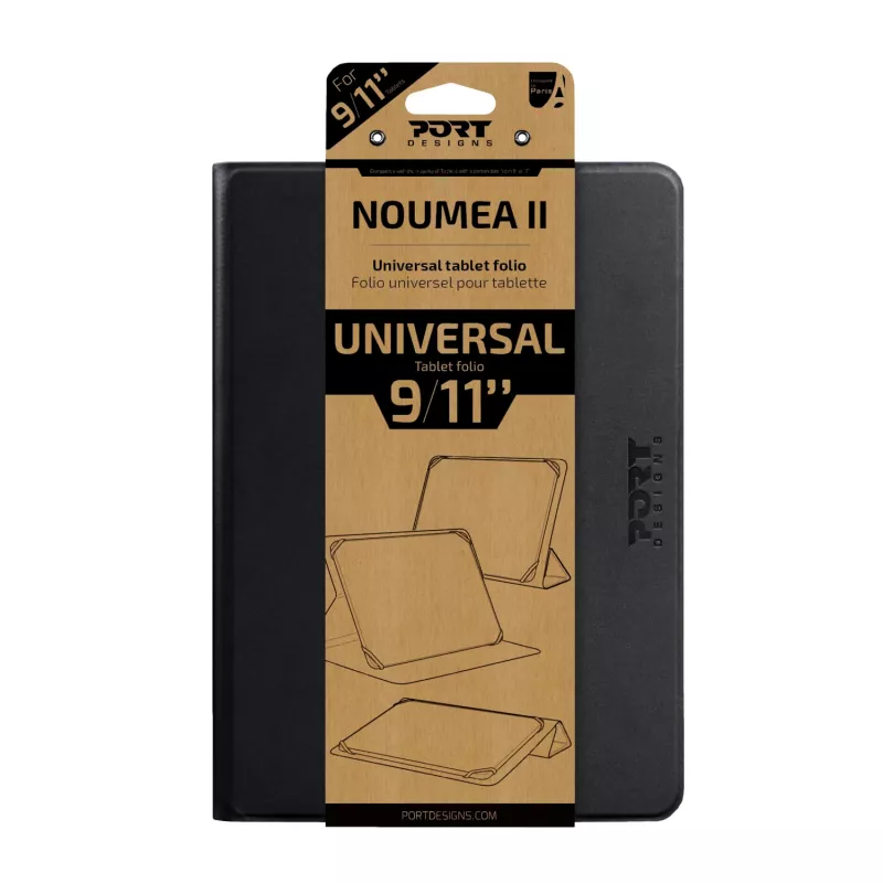 Port Designs Noumea II yleismallinen 9/11 tablettikotelo – musta