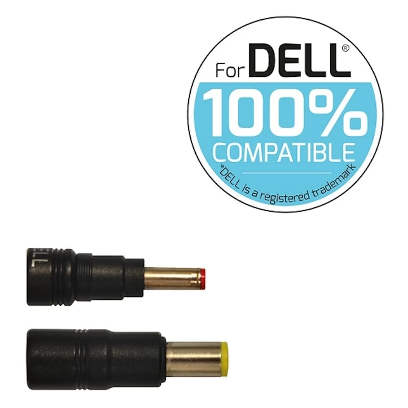 PORT DESIGNS Port Connect 90W kannettava-adapteri Dell - musta