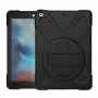 Port Designs Pro Shock 360 tukeva suojakotelo ja kiertyvä folio Samsung Galaxy Tab A9+:lle - musta