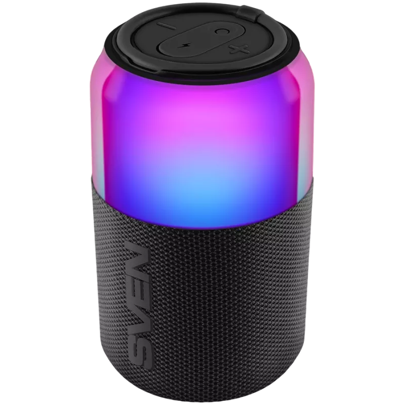 Kannettava kaiutin SVEN PS-130, punainen, 10W RMS, TWS, Bluetooth, USB, litiumakku