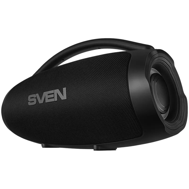 Kannettava kaiutin SVEN PS-375, musta, teho 30+2x15W (RMS), TWS, Bluetooth, USB, litiumakku