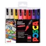 POSCA PC-5M tussisarja pyöreällä kärjellä, eri värejä, 16 kpl