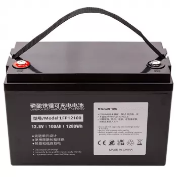 POWER PLANT LiFePO4 akku 12.8V 100Ah – 1280Wh Deep Cycle sisäänrakennetulla BMS:llä
