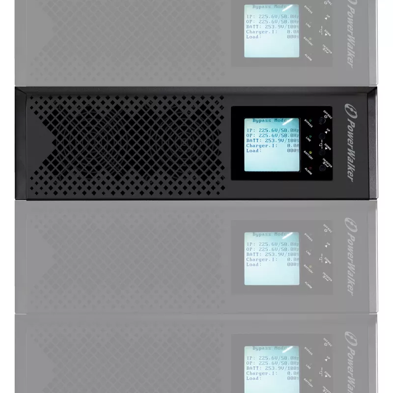 POWER WALKER VFI 10K CPH 3/1 ON-LINE 10KVA UPS rackmount 3U terminaali USB-B RS-232 LCD EPO