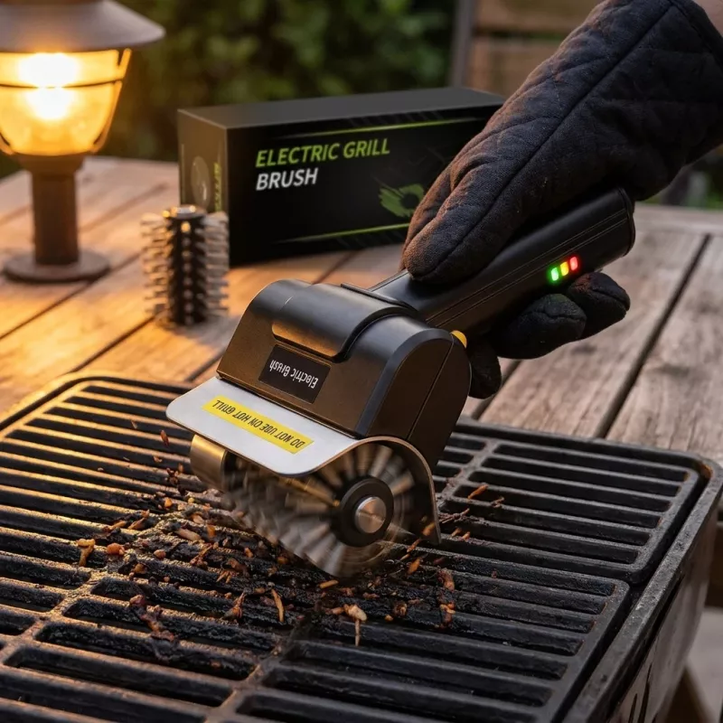 Powerlink by Extralink CleanGrill 360 sähköinen grillinpuhdistusharja USB-C