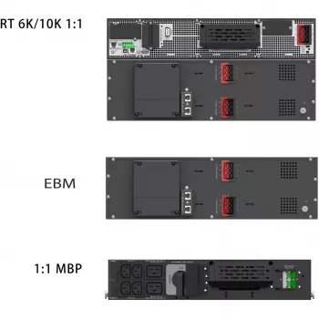 PowerWalker On-Line 10000VA Rack USV ICR IoT - 10kW kaksoismuunnos, 3U, hot-swap-akut