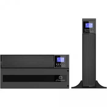 PowerWalker On-Line 10000VA Rack USV ICR IoT - 10kW kaksoismuunnos, 3U, hot-swap-akut