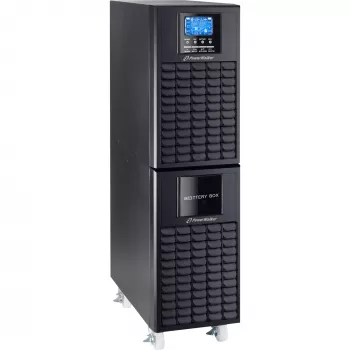 PowerWalker On-Line 10000VA UPS CG - torni-kaksoismuunnin-UPS, 10kVA/10kW, ulkoiset akut, kiinteä johdotus