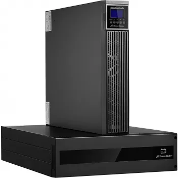 PowerWalker VFI 10000 RTG PF1 Online UPS 10000VA/10000W 5U räkki/torni LCD akkupaketilla