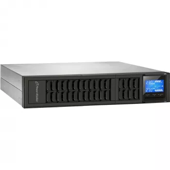 PowerWalker VFI 2000 CRS keskeytymätön virransyöttö (UPS) kaksoismuunnin (online), 2 kVA / 1600 W, 4 AC-lähtöä, torni